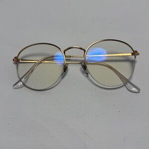 Ray-Ban Gold Eyeglasses - Frames Only